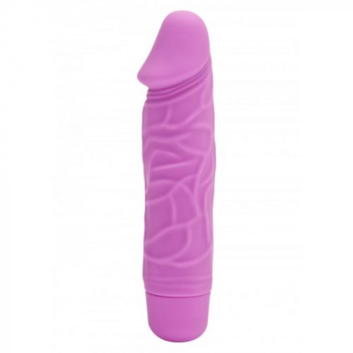 Mini Classic Original Silicone Penis Vibrator Pink - Image 2