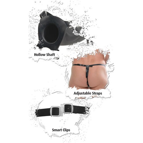 PD3656-23_5_fetish_fantasy_extreme_7_inch_hollow_strap-on_cyprussexshop-500x500 Ζωνάτο με οπή στό Ντιλτο 18cm από Ιατρική Σιλικόνη - Image 3