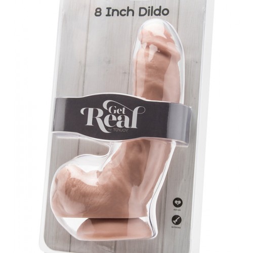Get_Real_ToyJoy_8_inch_cock_and_balls_realistic_dildo-500x500 Ρεαλιστικό ομοίωμα 20εκ μέ όρχεις καί βεντούζα - Image 2