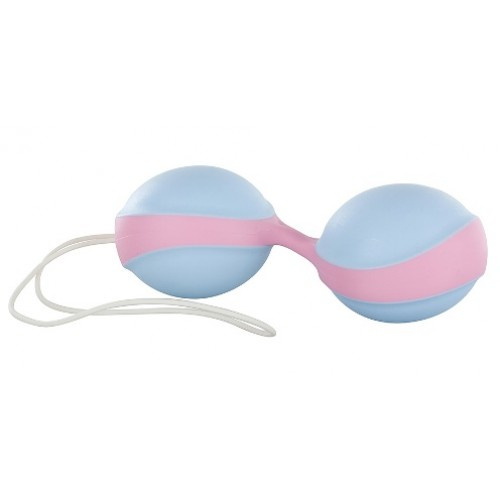Amor Gym Duo Love Balls - Blue and Pink - Image 1