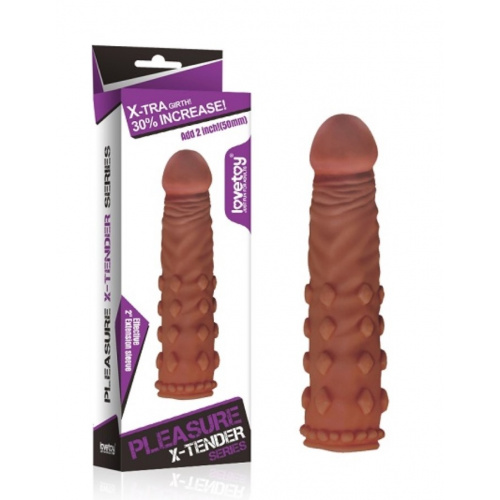 PLEASURE BEADED X-TENDER BROWN - Image 1