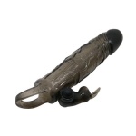 Penis sleeve made of soft jel with vibration for clitoris - Image 6