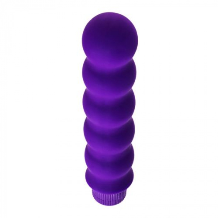 Purple silicone vibrator of pleasure anal and pussy - Image 2