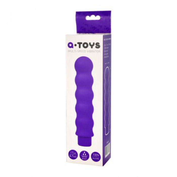 Purple silicone vibrator of pleasure anal and pussy - Image 3