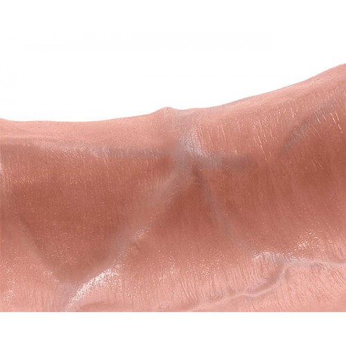 Χοντρό λευκό ομοίωμα πεόυς 20εκ King Cock Pipedream - Image 3