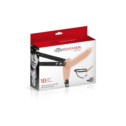 DILDO FLESH BELT AND VIBRATING - Image 1