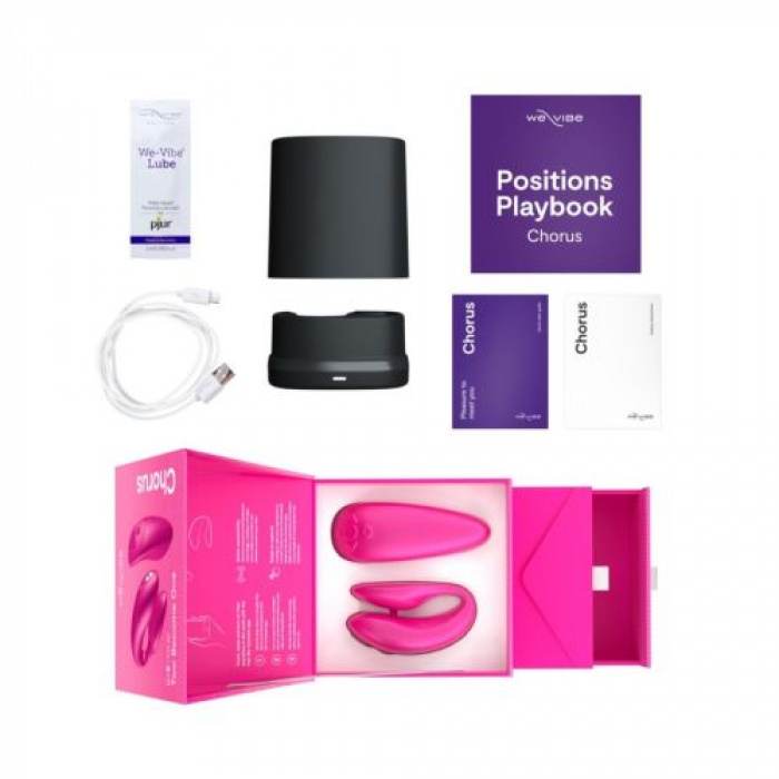 Smart Chorus pink couples vibrator with remote control and application bluetooth - Image 9