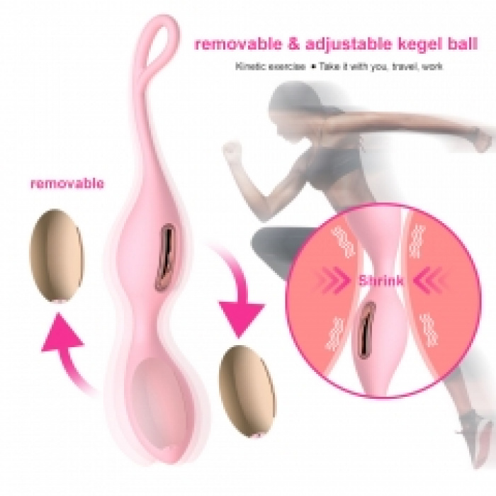ALISA Vibrating Balls with Fuchsia Wireless Remote Control - Image 6
