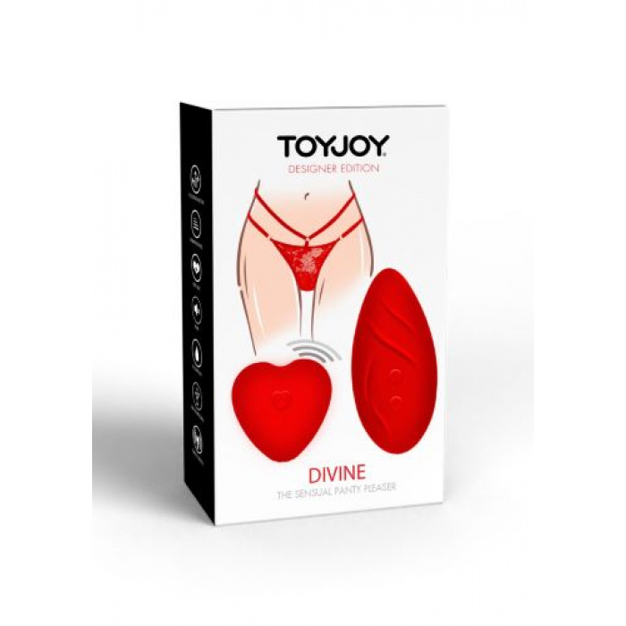 Divine Red Panty with Vibe Pleaser - Image 6