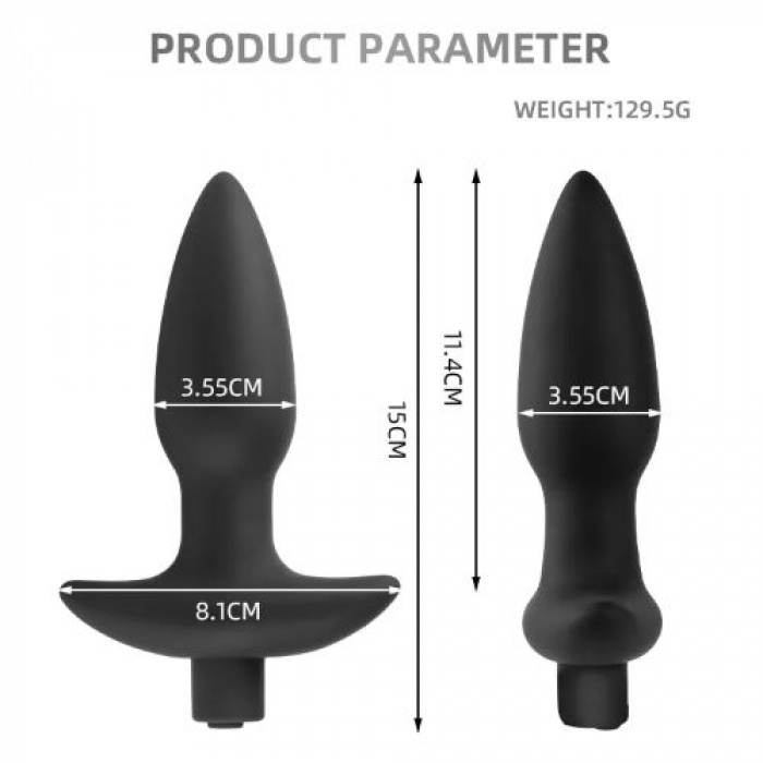 Rechargeable anal wedge with detachable bullet - Image 4