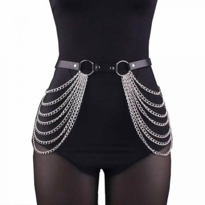 SEXY BODY CHAIN SKIRT - Image 3