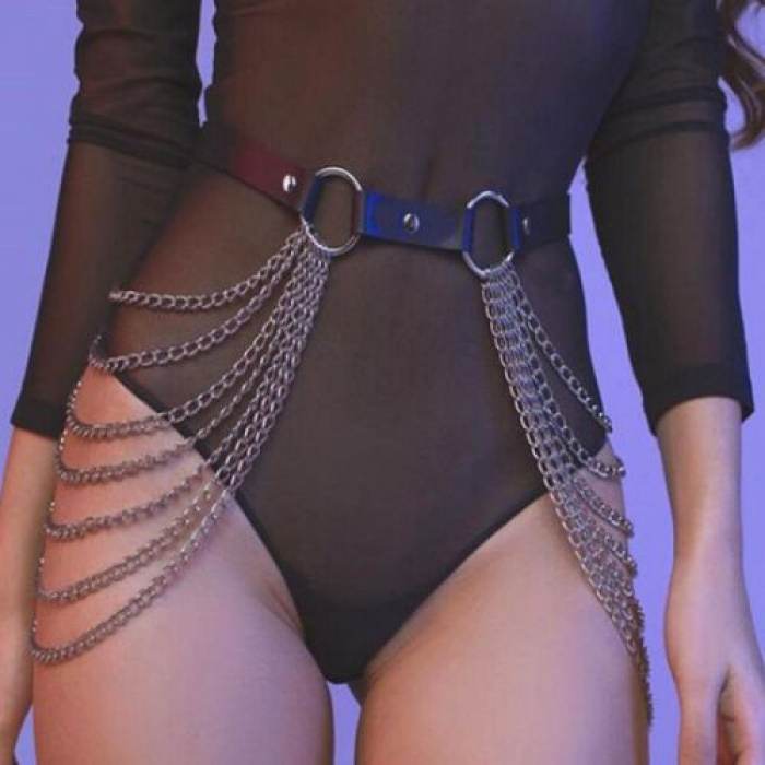 SEXY BODY CHAIN SKIRT - Image 4
