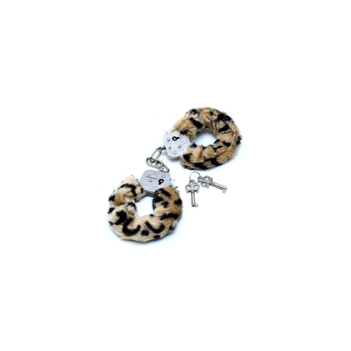 TOY JOY Furry Fun Cuffs Leopard - Image 1