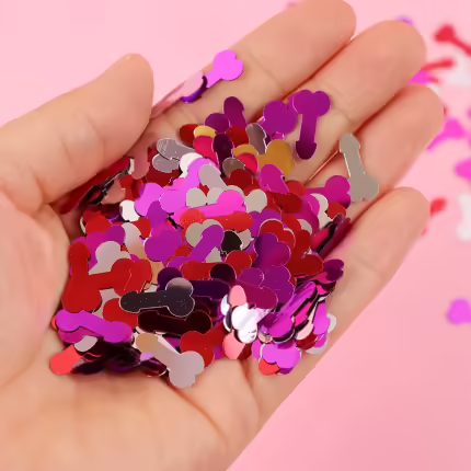 NAUGTHY CONFETTI LITTLE PENNIES