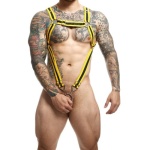 DNGEON Cross Cockring Harness Yellow