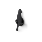 HOLLOW HARNESS H1 BLACK DILDO SIZE S, 14.2cm - Image 5