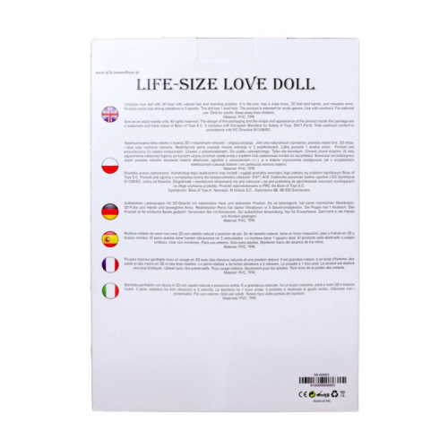 Dennis – doll with vibrating penis – 3D face, hands and feet - Image 11