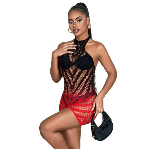 Robe en résille dos nu - Image 3