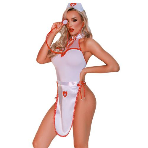 4 Piece Sexy Nurse Outfit - Image 2