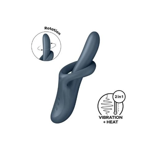 Satisfyer Heat Flex 4 – Grey Rechargeable Heating Vibrator - Image 7