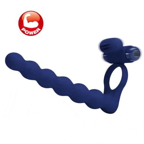 Pretty Love Ajmal vibrating Cock Ring with Anal Beads - Image 5