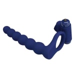 Pretty Love Ajmal vibrating Cock Ring with Anal Beads - Image 6