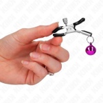 Nipple Clamps with Purple Bell - Image 2