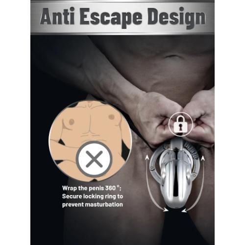 Invisible Lock Κλουβι με Ρυθμιζομενο Δακτυλιδι Πεους - Image 22