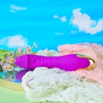Daphne Vibrating Dildo Purple - Image 4