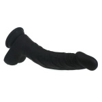 Liquid Silicone Colours Dildo Pleasure – 7.85″ Black - Image 4