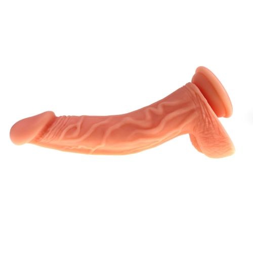 Liquid Silicone Colours Dildo Pleasure – 7.85″ Flesh - Image 3