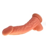 Liquid Silicone Colours Dildo Pleasure – 7.85″ Flesh - Image 4