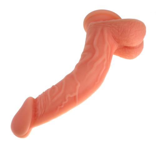 Liquid Silicone Colours Dildo Pleasure – 7.85″ Flesh - Image 5