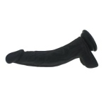 Liquid Silicone Colours Dildo Pleasure – 7.85″ Black - Image 2