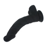 Liquid Silicone Colours Dildo Pleasure – 7.85″ Black - Image 3