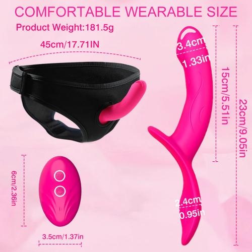 Wearable Double Vibrator Strap-on Dildo - Image 3