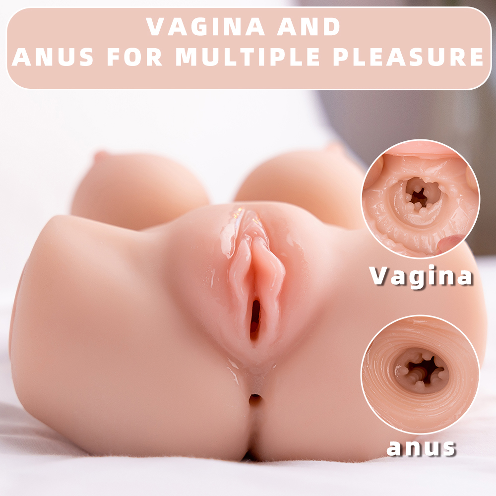 MV-X9241_1 Mini Sex Doll με Διπλη Είσοδο και 3D Ζωηρή Υφή - Image 4
