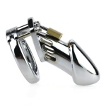 Steel Male Padlock CB6000 Chastity Cage Device – Big - Image 2