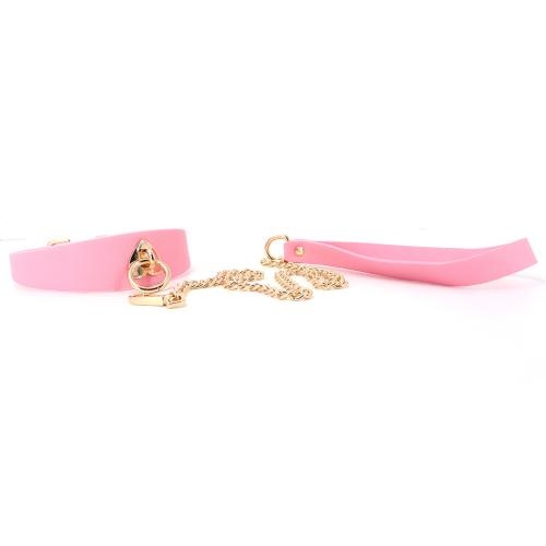 Barbie Pink Leather Neck Collar - Image 3