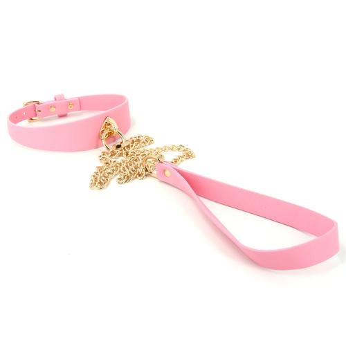 Barbie Pink Leather Neck Collar - Image 9