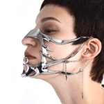 Halloween Party Prom Metal Mask Set - Image 2