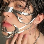 Halloween Party Prom Metal Mask Set - Image 6