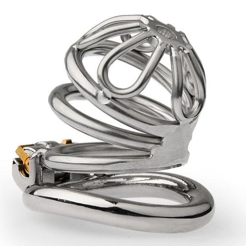 Petal Metal Chastity Cage – L Bent -L- - Image 3