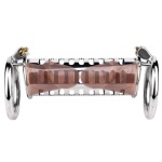 LustLink Duo Cock Ring – Ενα Διπλο Μεταλλικο  Κλουβι Αγνοτητας - Image 10