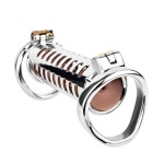 LustLink Duo Cock Ring – Ενα Διπλο Μεταλλικο  Κλουβι Αγνοτητας - Image 9