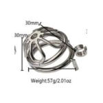 Petal Metal Chastity Cage – L Bent -M- - Image 4