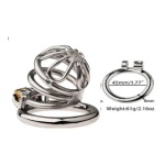 Petal Metal Chastity Cage – L Bent -M-