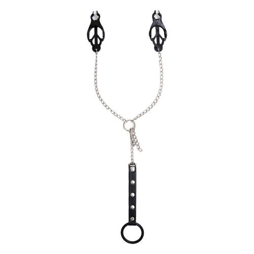 Nipple Clamps with Penis Ring - Image 5