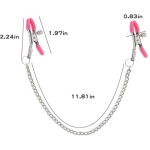 Bondage Adjustable Nipple Clamps Pink - Image 2