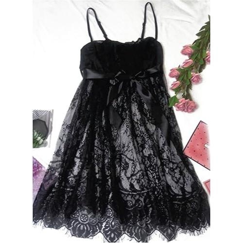 Lace Nightdress Sheer Sleepwear Plus Size - Image 3